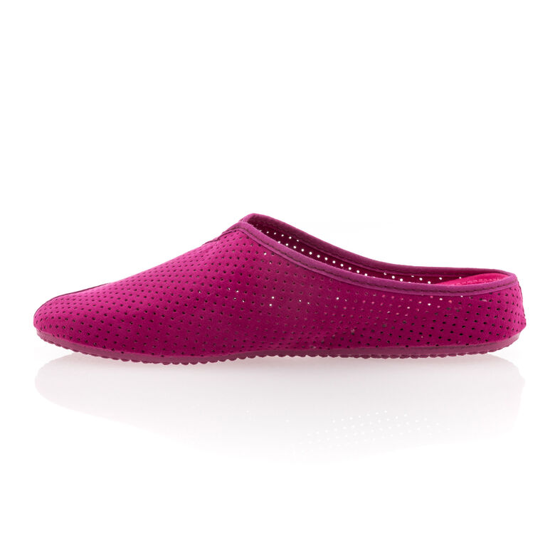 Pantuflas rosas para mujer