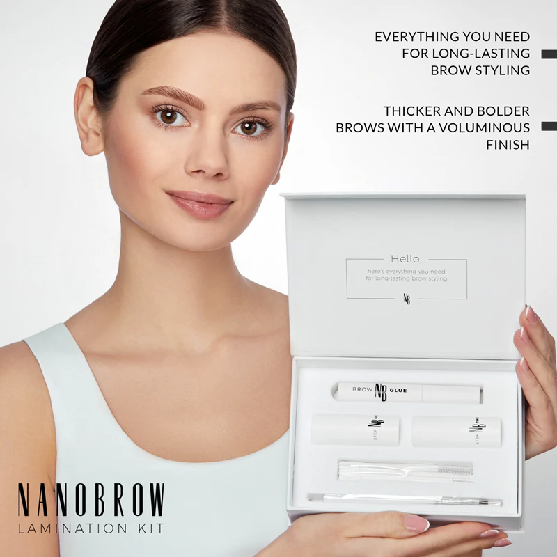 Paleta modeladora de sobrancelhas Nanobrow Lamination Kit