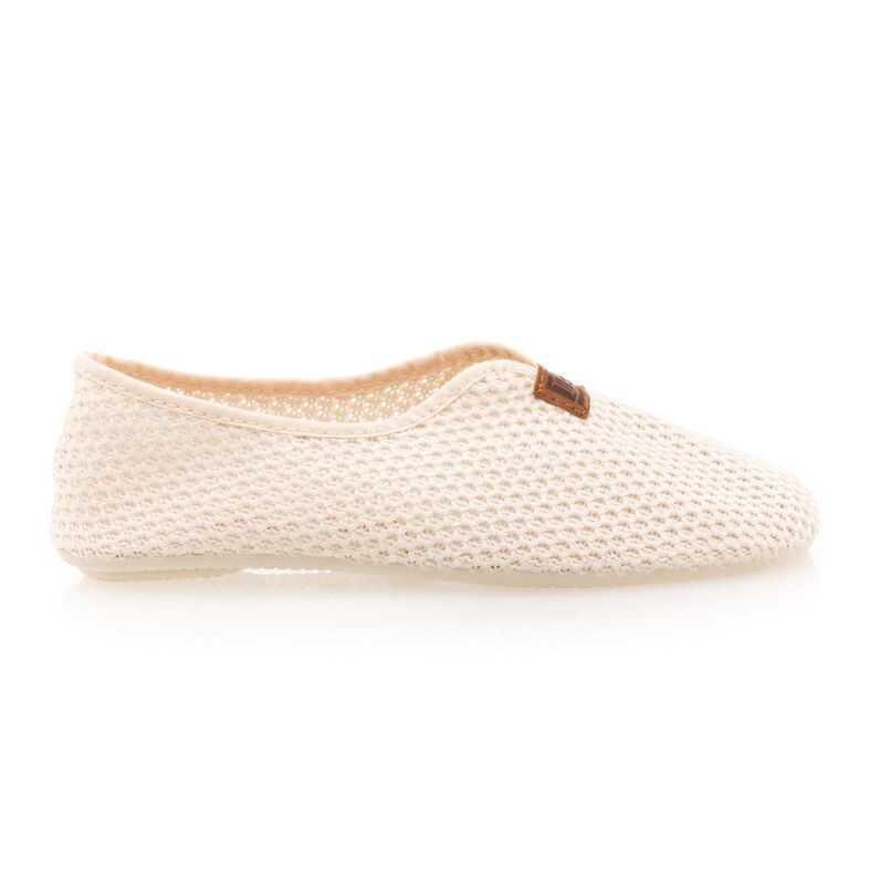 Beige dametøfler