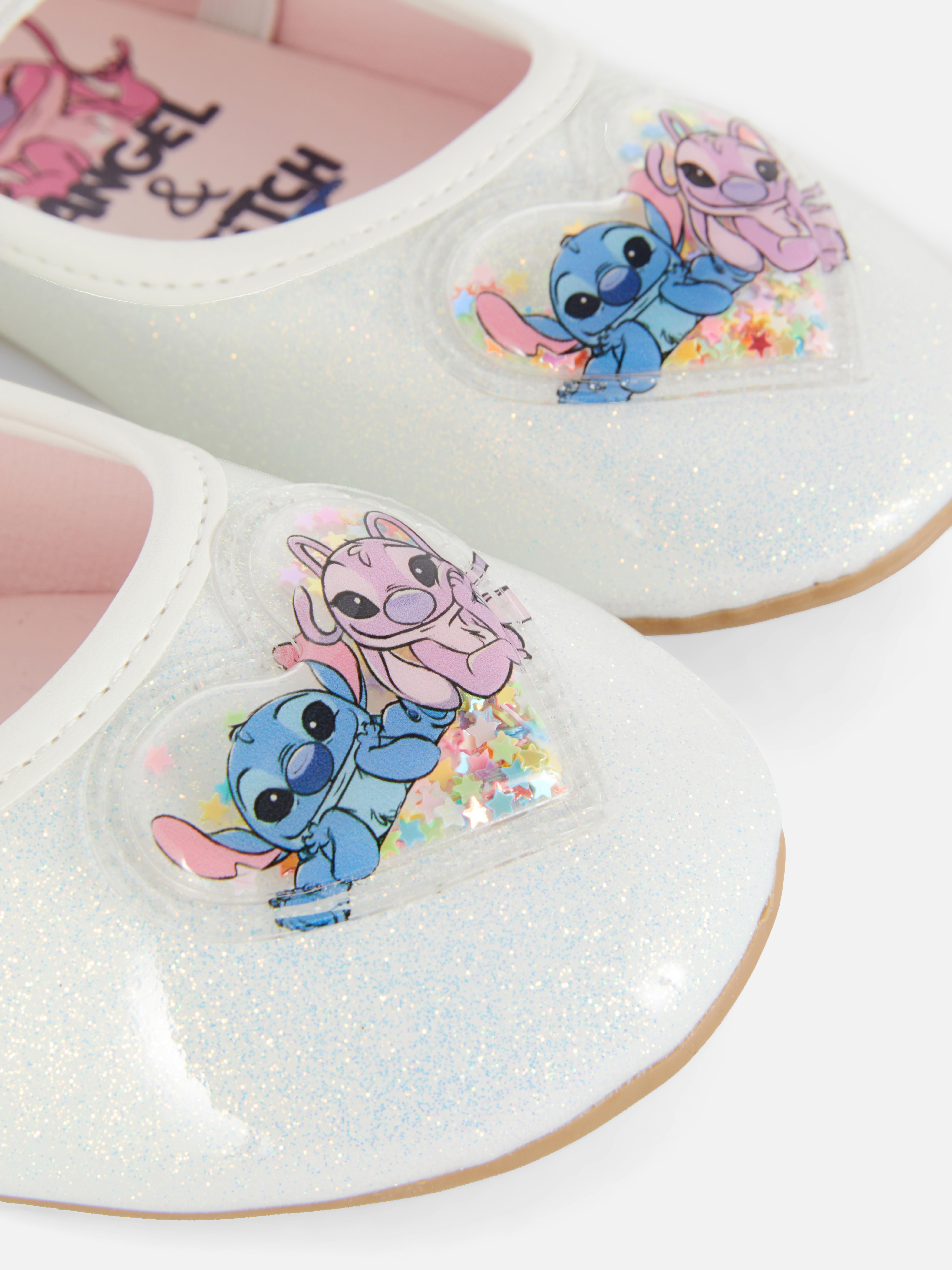 Balerini cu sclipici Disney's Stitch Balerini Disney cu barete, găici pentru călcâi și efect de sclipici