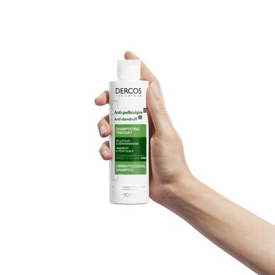 Dercos Anti-flass sjampo for fett hår med selen