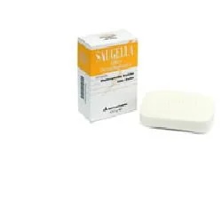 SAUGELLA Saugella vaste gezichtsreiniger met zure pH-waarde, zwavelzeep, 100 g, voor onzuivere huid