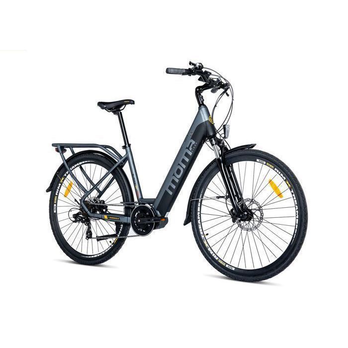 Velo de Ville Electrique VAE,  E-CITY 28 PRO Moteur Central, Alu.  SHIMANO 7 Vitesses , Batterie Ion Lithium 48V
