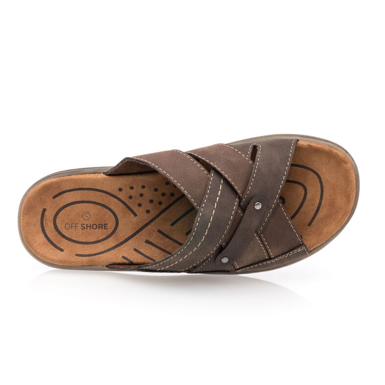  Sandálias masculinas marrons / Sapatos de bico aberto