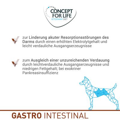 Concetto per la vita Dieta veterinaria gastrointestinale