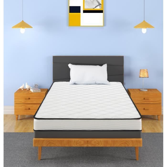 Materasso - IZTOSS - 90x190 cm - Memory Foam - Spessore 17 cm - 7 Zone Ergonomiche