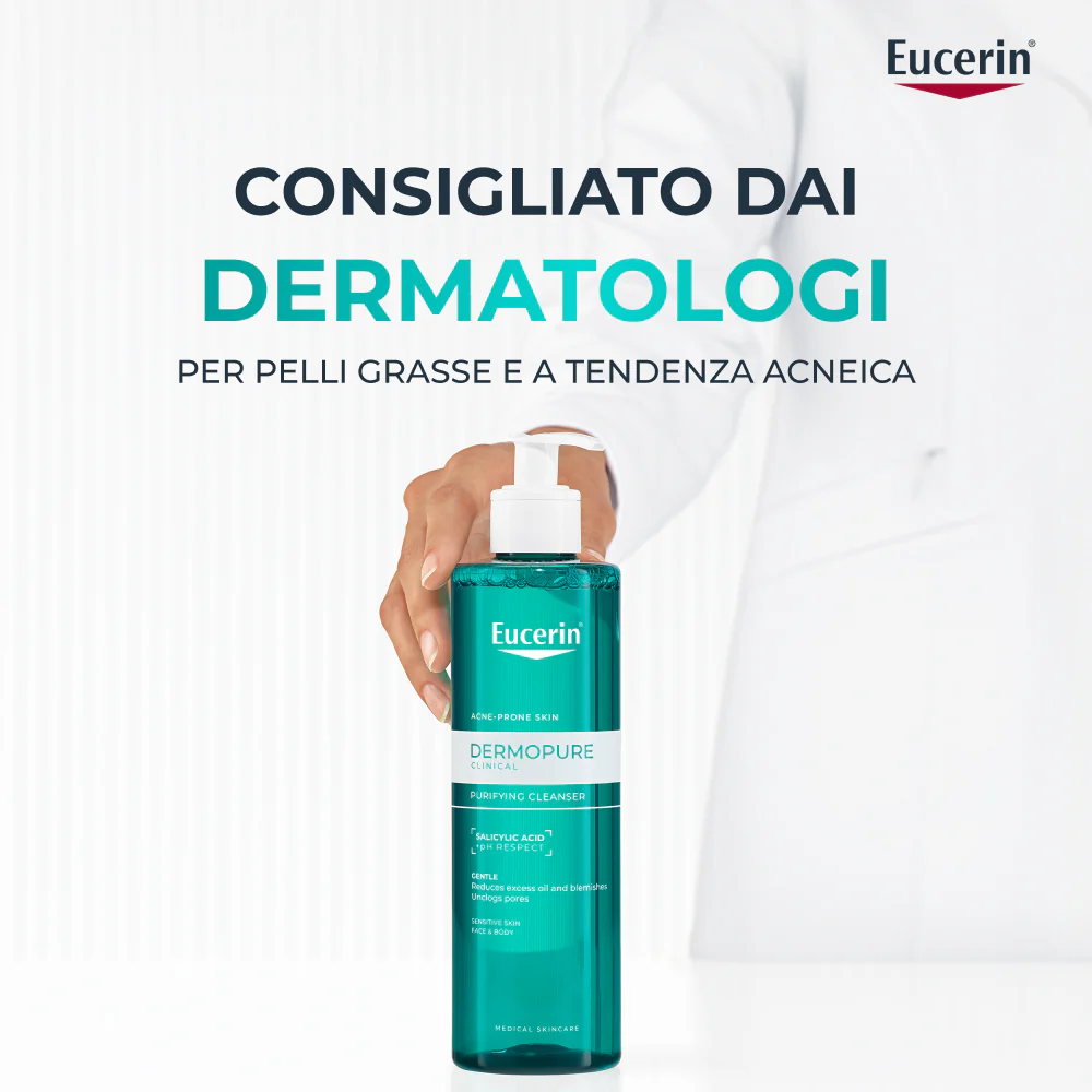 Dermopure Detergente Purificante - Gel detergente viso, Gel viso antimperfezioni