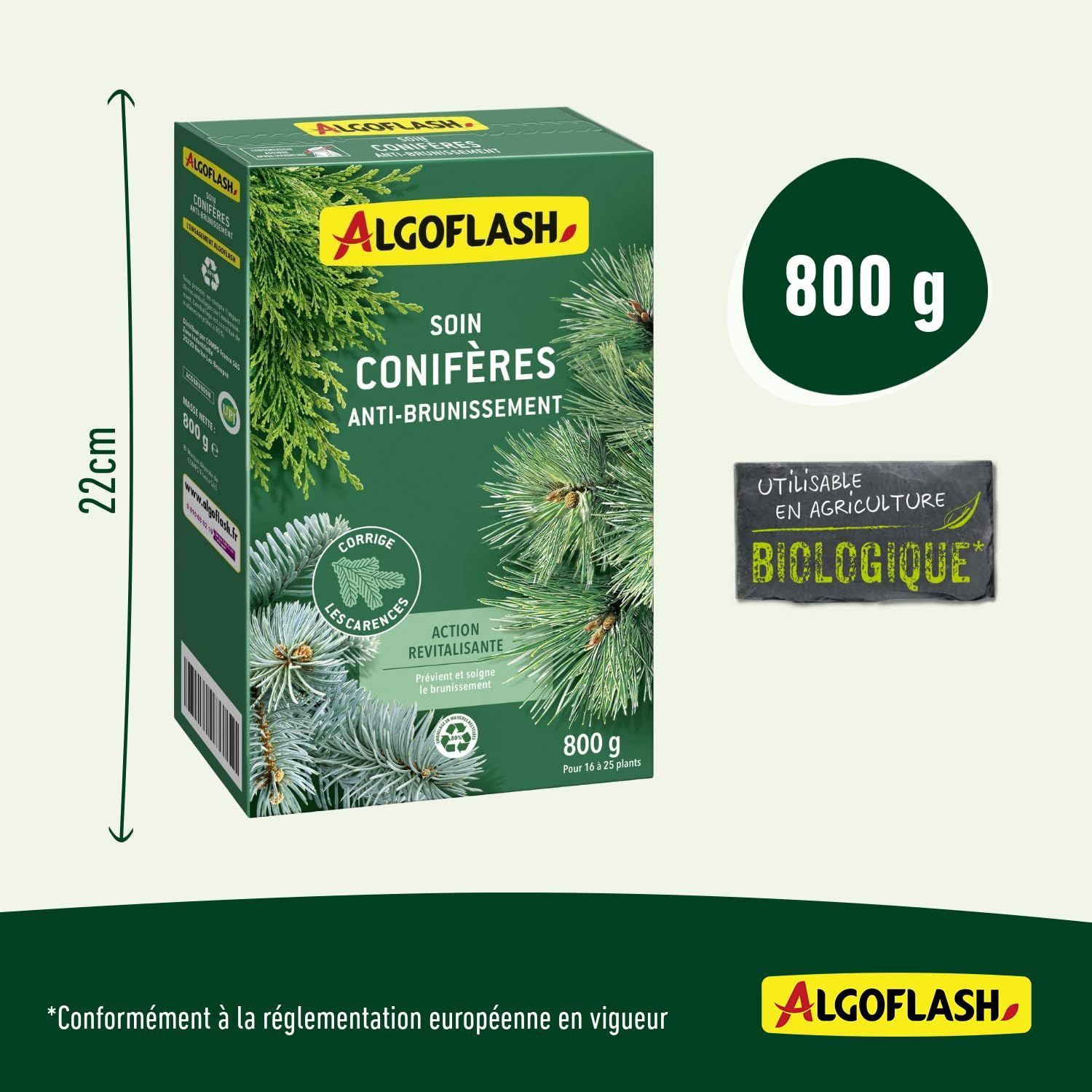 ALGOFLASH Soin conifères - Anti-brunissement - 800 g