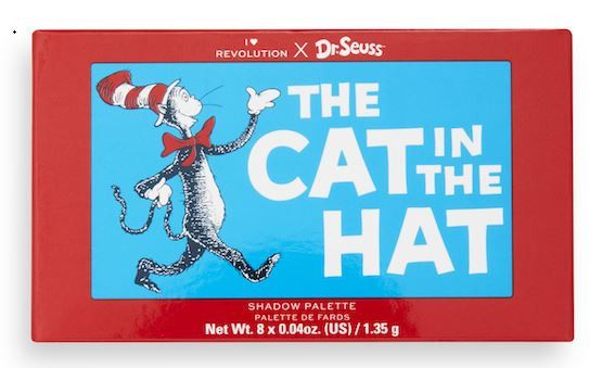 Paleta sjenila za oči Dr. Seuss Mačka u šeširu Palete sjenila za oči i šminka