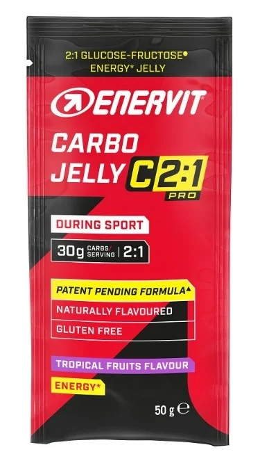 ENERVIT Enervit C2 1 Carbo Jelly 50 g Rápido y fácil de usar durante el deporte