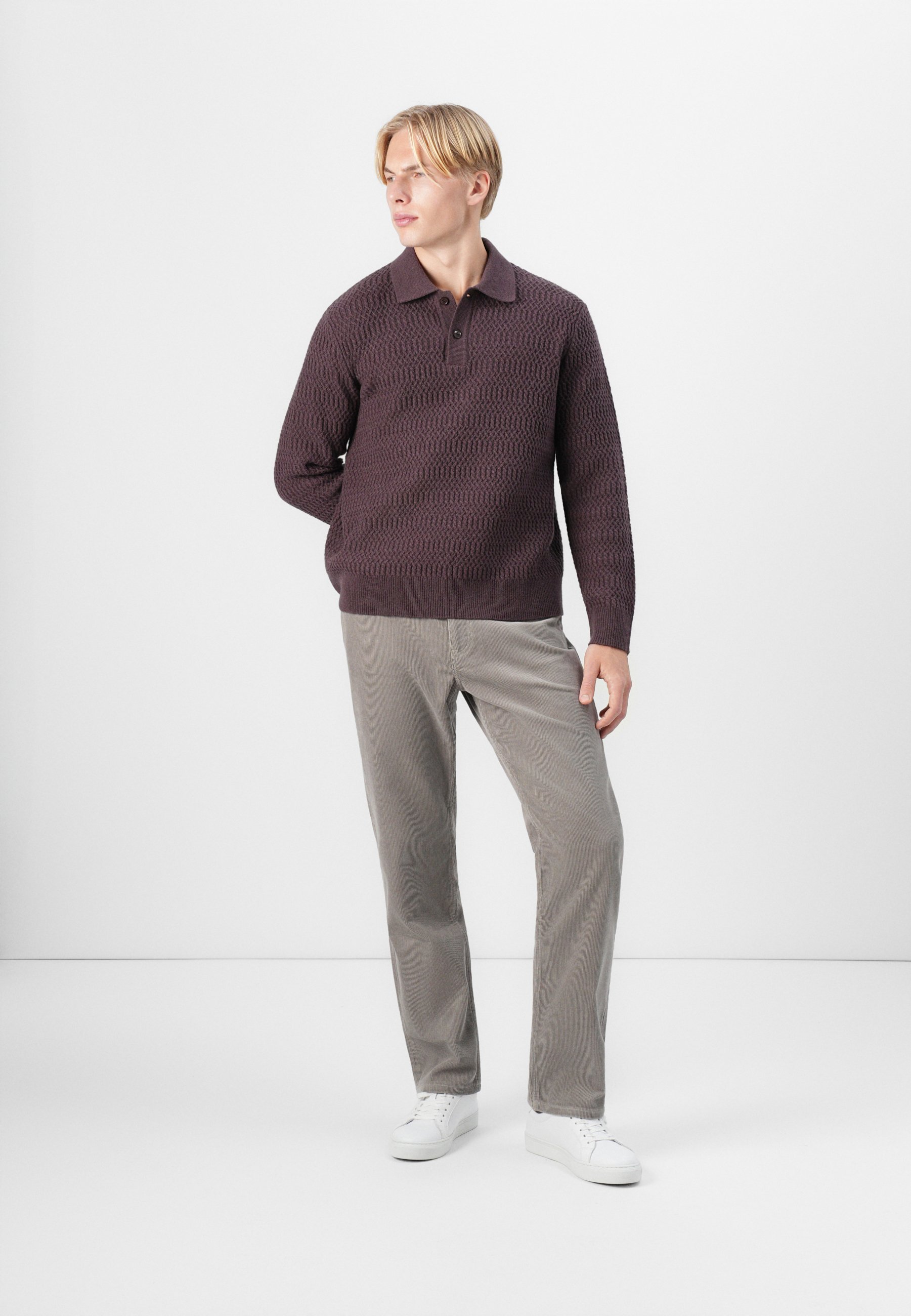 Samsøe Samsøe CAIDEN POLO - Pullover - Rosinen