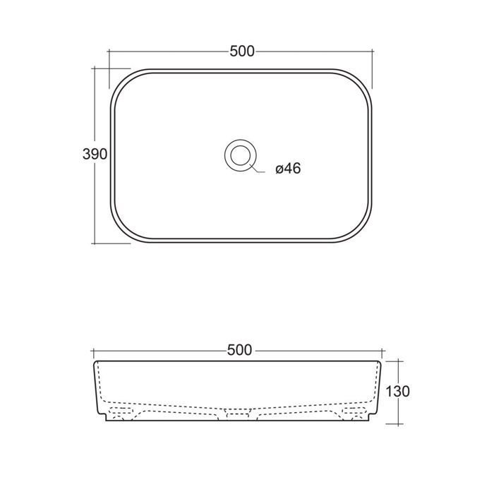 ASTRA white double sink bathroom set