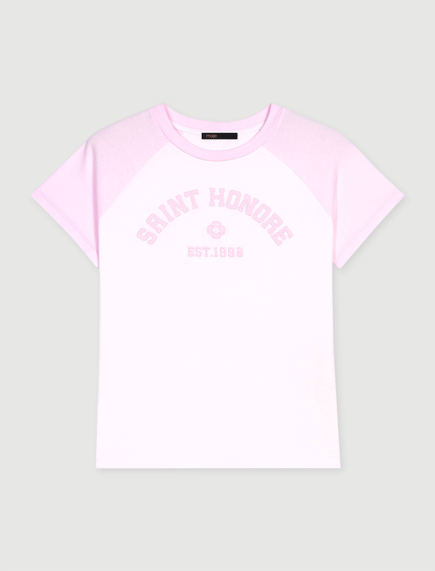 Saint Honoré T-shirt-Rose/Ecru