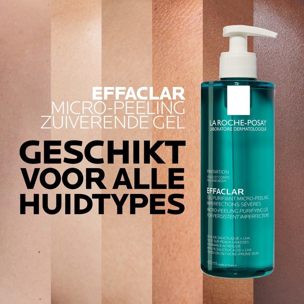 „La Roche-Posay Effaclar“ mikrošveičiamasis valomasis gelis, 400 ml