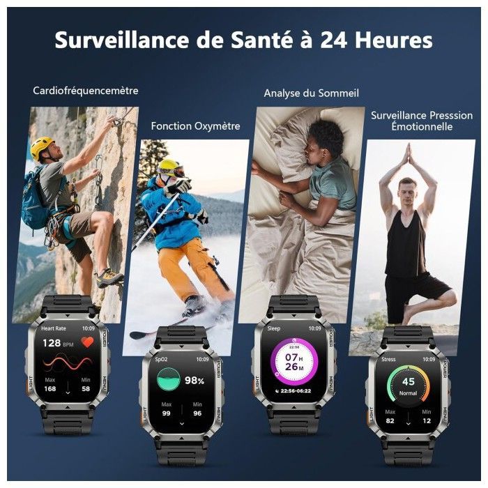 Smartwatch Blackview W70 Pro, 900 mAh, touchscreen da 2,01