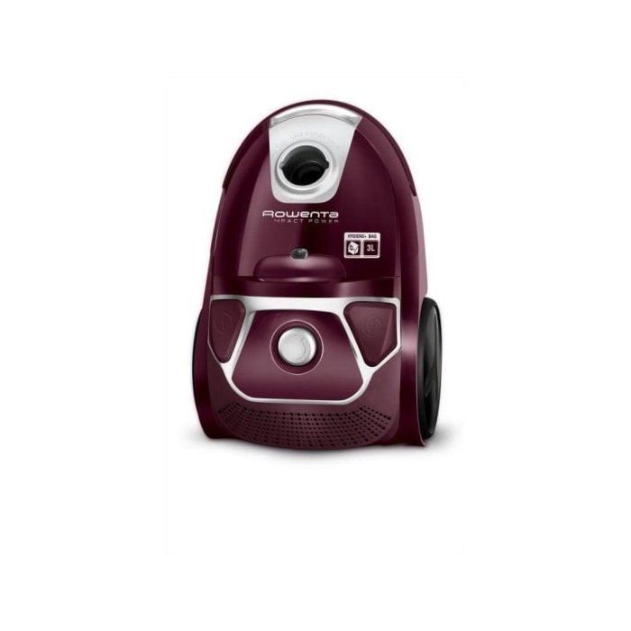 Aspirateur à sacs Rowenta RO3969EA 3L 750W Easy Brush Bordeaux Argent - ROWENTA - Sec - 3L - Secteur