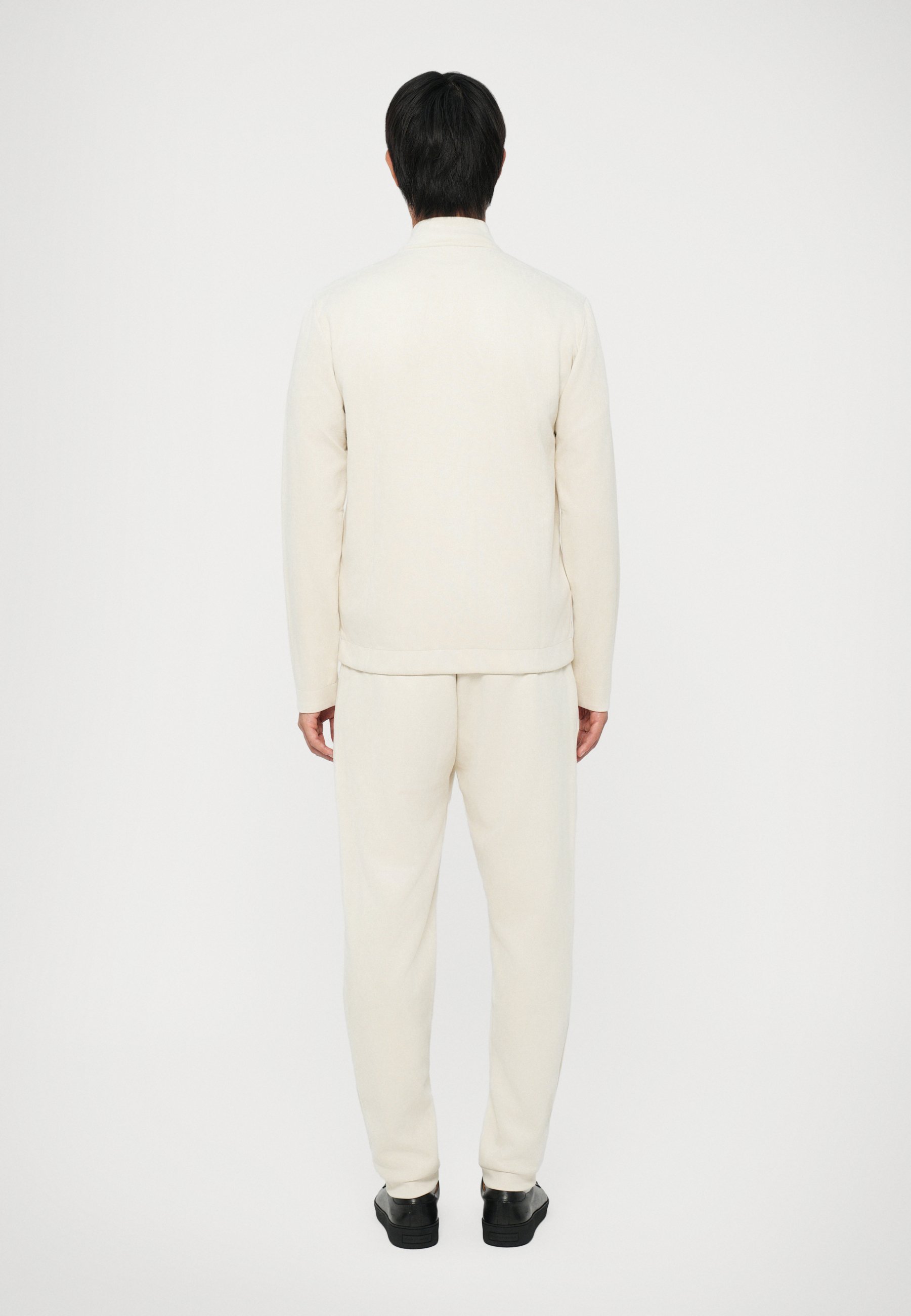 EA7 Emporio Armani TRAIN LABEL ALCANTARA - Felpa con zip - per giornate piovose