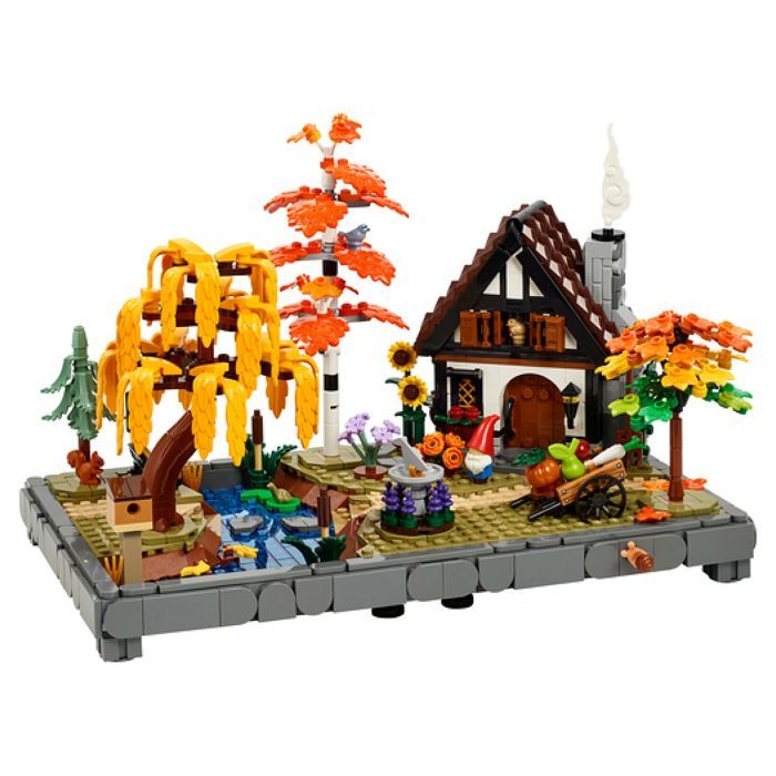 LEGO Icons 11372 Jardim de Outono - Conjunto de Construção para Adultos - Modelo em Miniatura