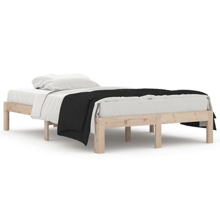 Letto matrimoniale BEST con base a doghe, marrone, struttura letto - senza materasso - 120 x 190 cm Nov126566