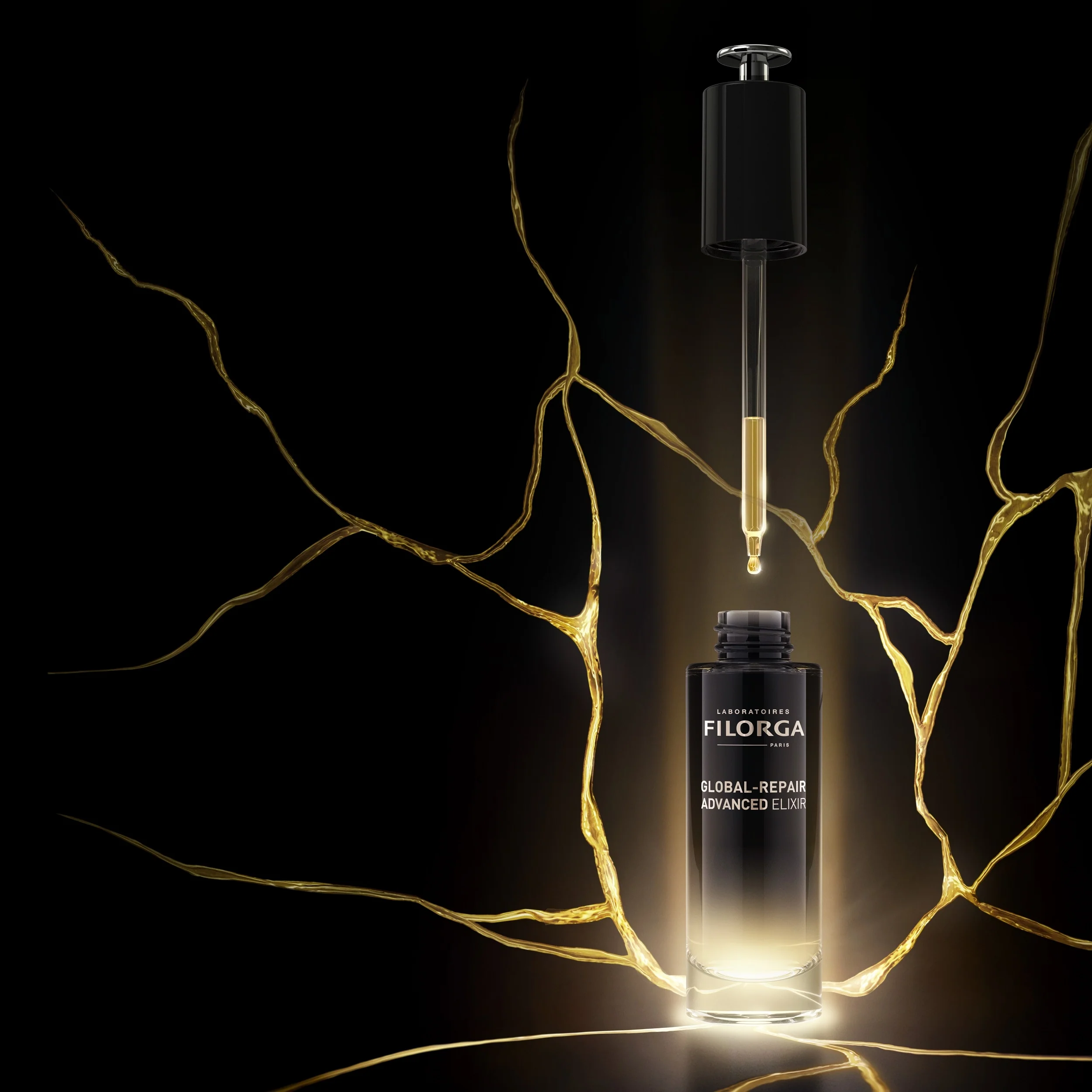 Global Global-Repair Advanced Elixir - Siero viso antirughe, Siero viso lifting, Siero viso nutriente