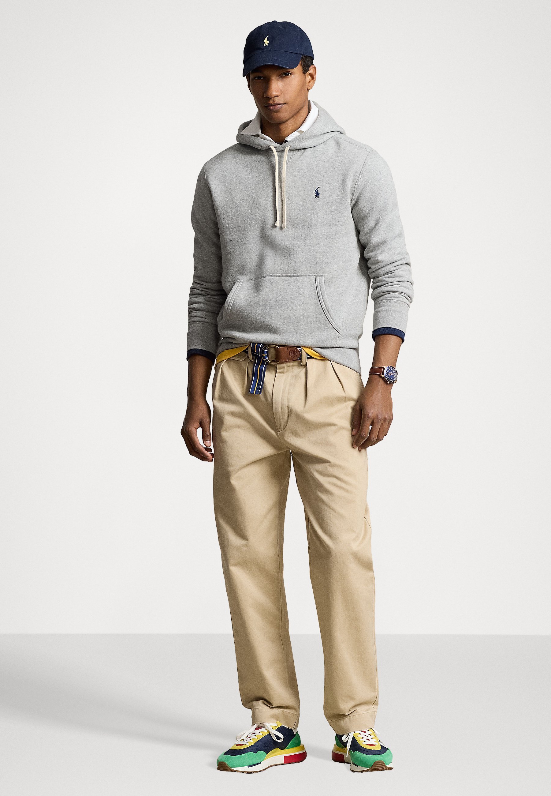 Felpa con cappuccio Polo Ralph Lauren THE RL - grigia