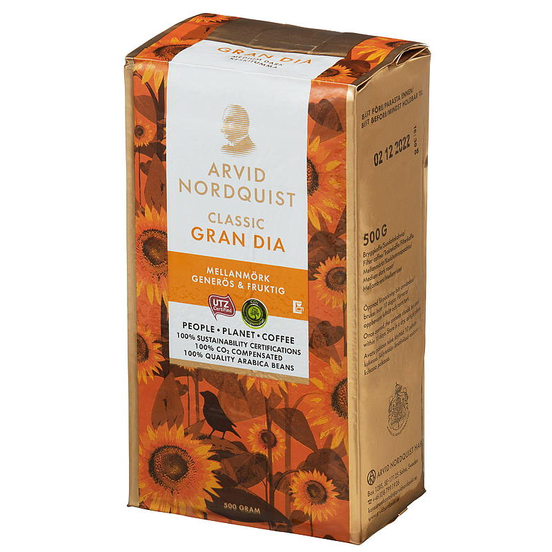 Arvid Nordquist Classic Grand Dia 500g, Filtermalet