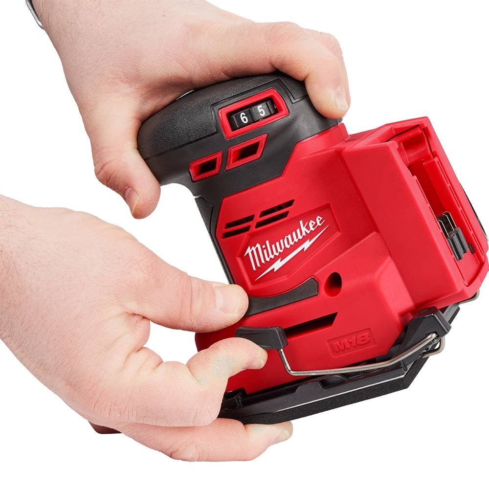 MILWAUKEE 18V 1/4 Blechschleifer M18BQSS0