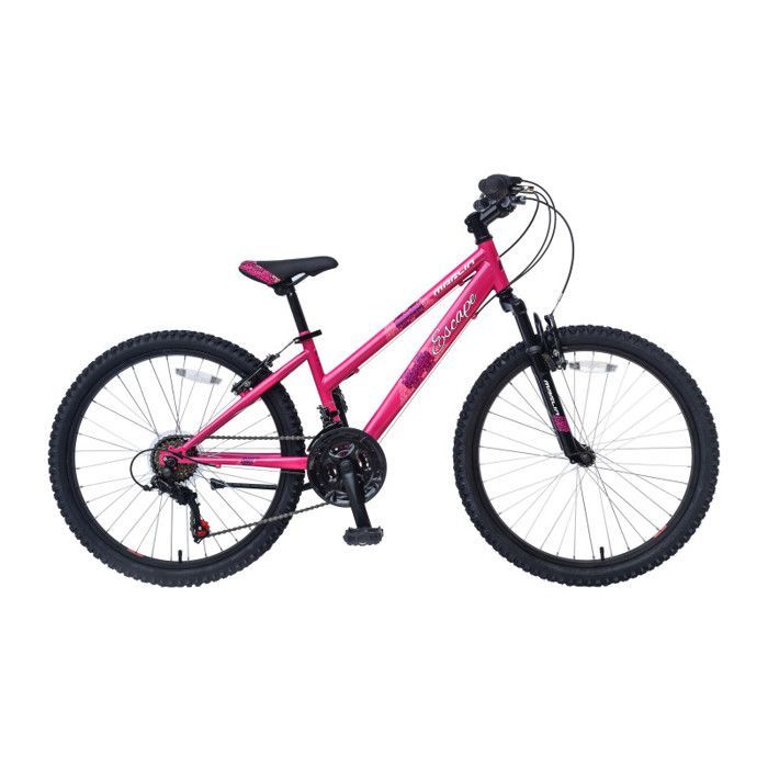 Marlin Escape 24-inch girls' mountain bike, light fuchsia, 18 speeds