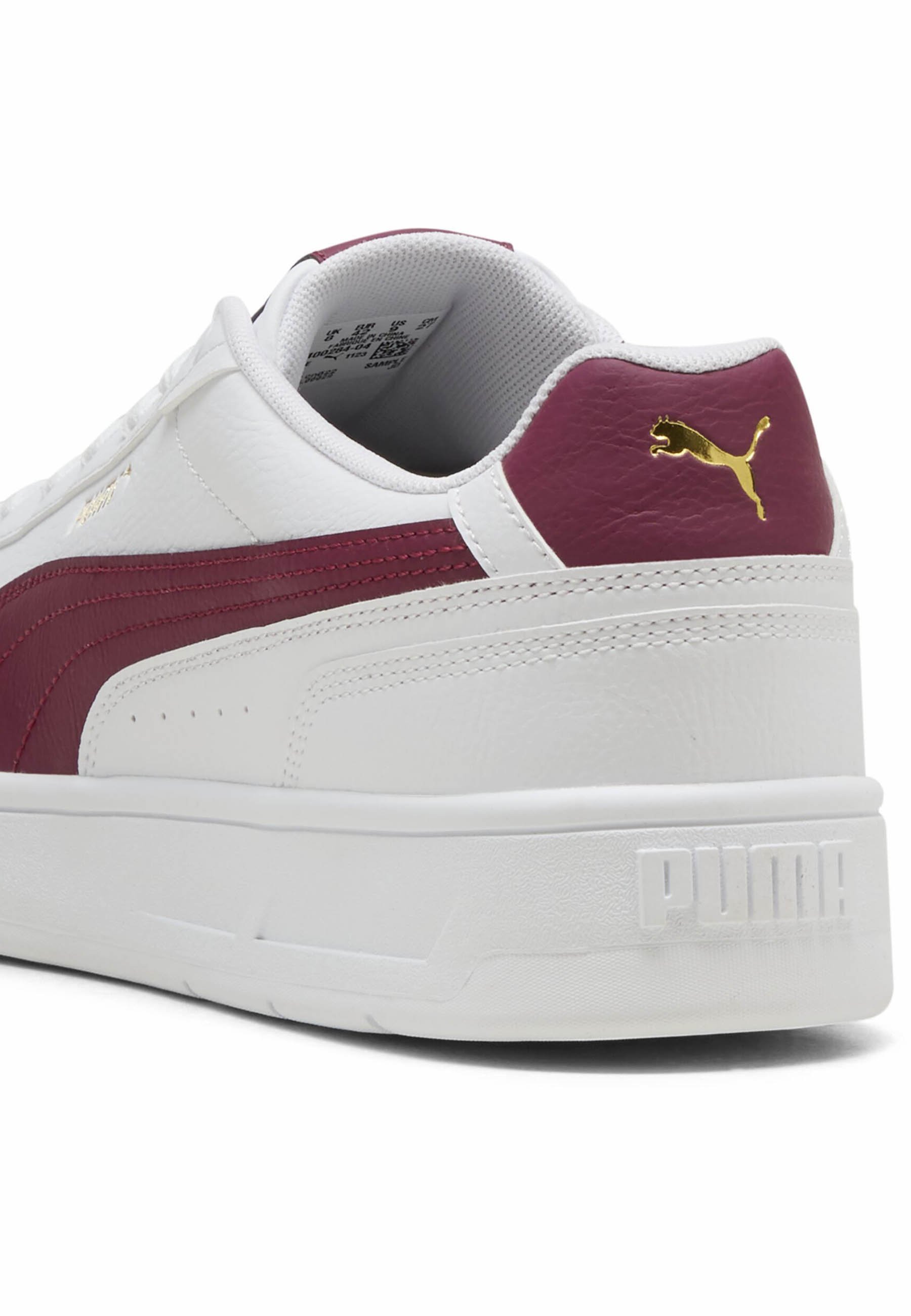 Puma COURT CLASSICO - Baskets - Puma blanc, équipe rouge royal, Puma or