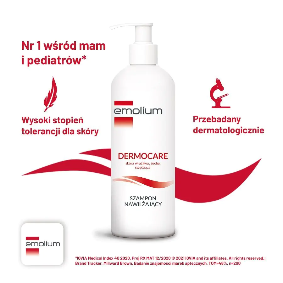 Emolium Dermocare Szampon nawilżający