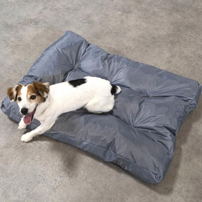 Cesta para perros - 90x65x10 cm - Bananair - Gris