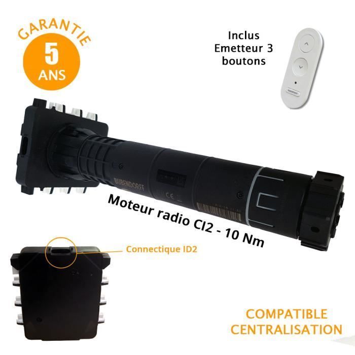 CI-2 Funkmotor - 10 Nm + Bubendorff Fernbedienung