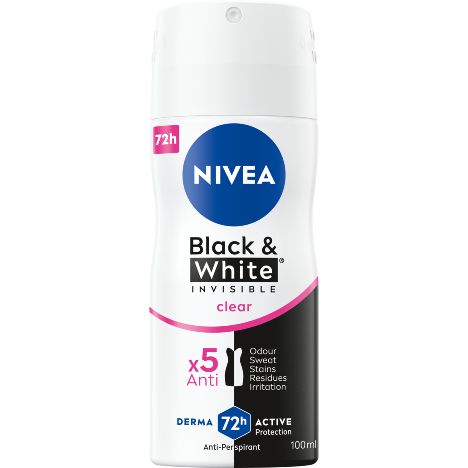 Nivea Antitranspirant-Spray für Frauen, 100 ml, Unsichtbar Klar