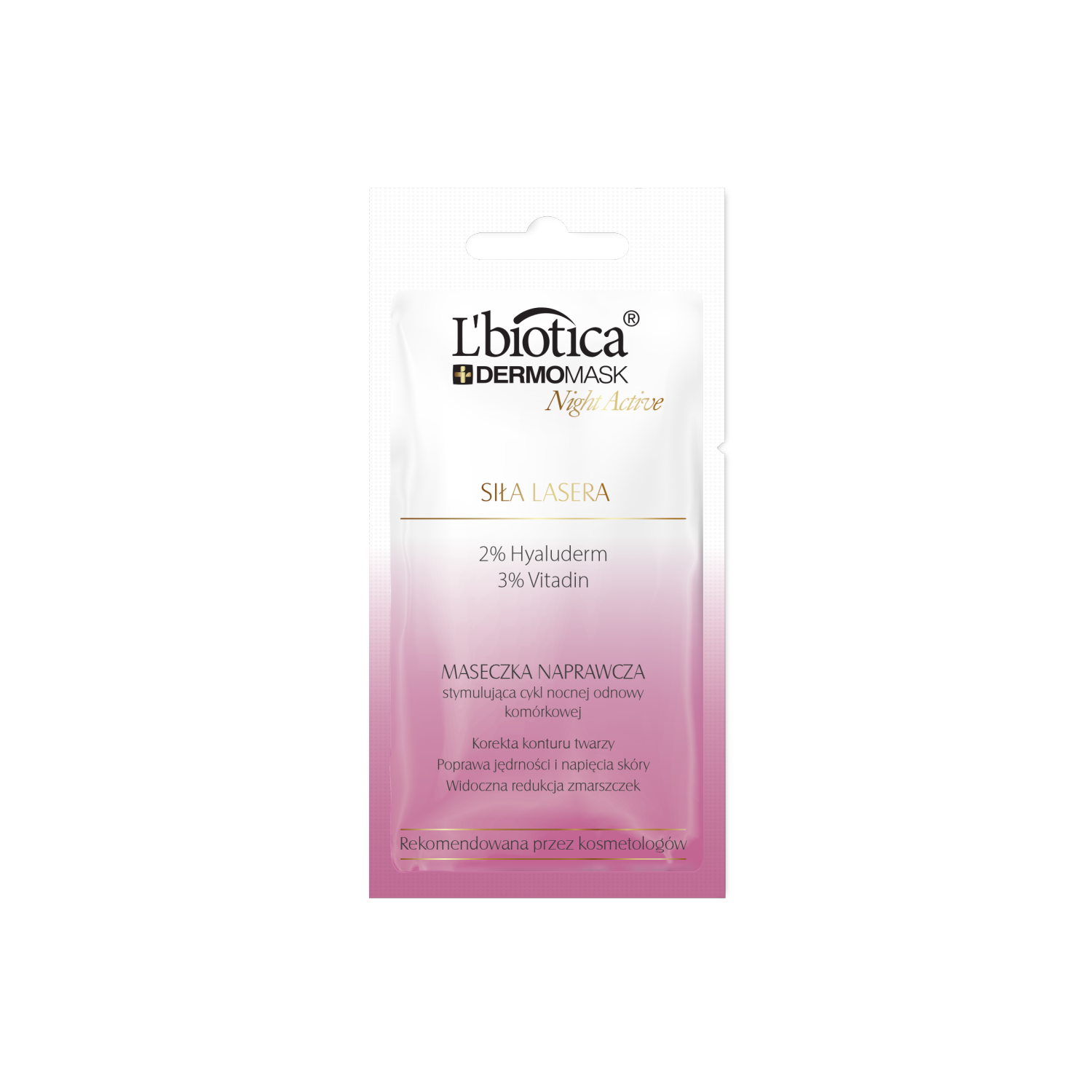 Maschera viso riparatrice Dermomask 12ml Laser Power