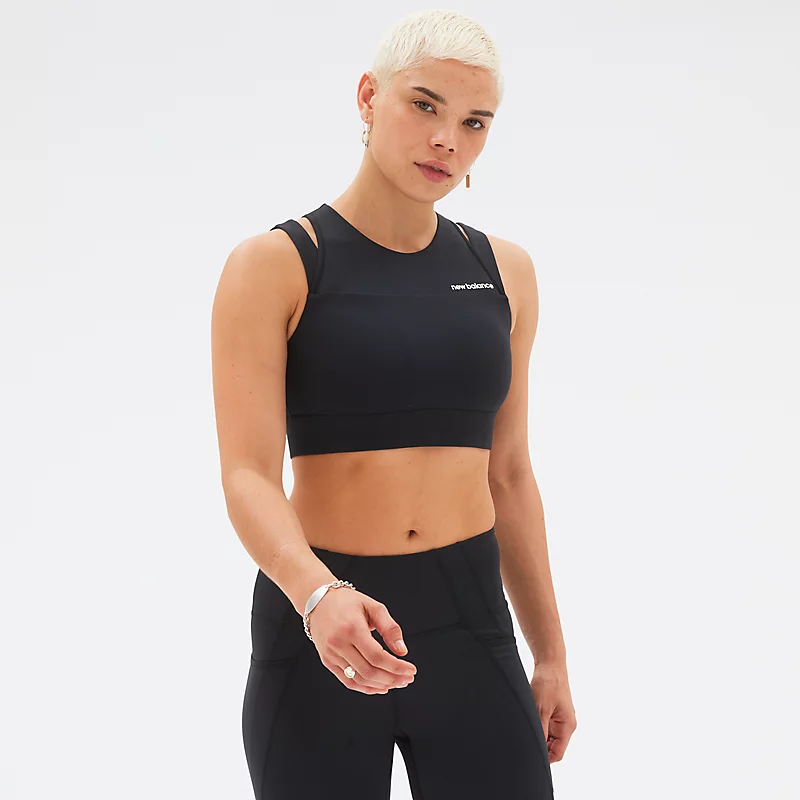 Biustonosz Femme Shape Shield Crop BH - CZARNY