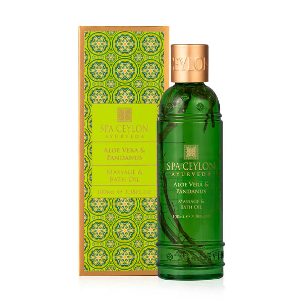 SPA CEYLON Aloe Vera og Pandanus - Massasje og badeolje