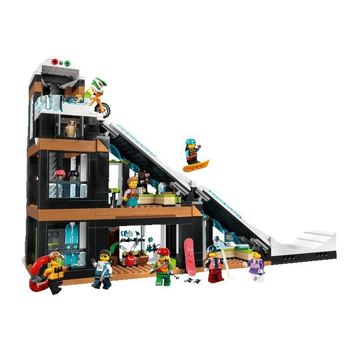 LEGO city 60366 Le complexe de ski et d’escalade Cadeaux Jouets Objets de collection 7+