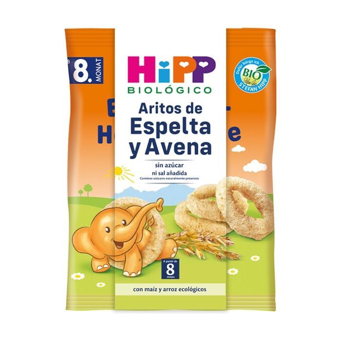 HIPP - Anneaux d'épeautre et d'avoine bio 30 g