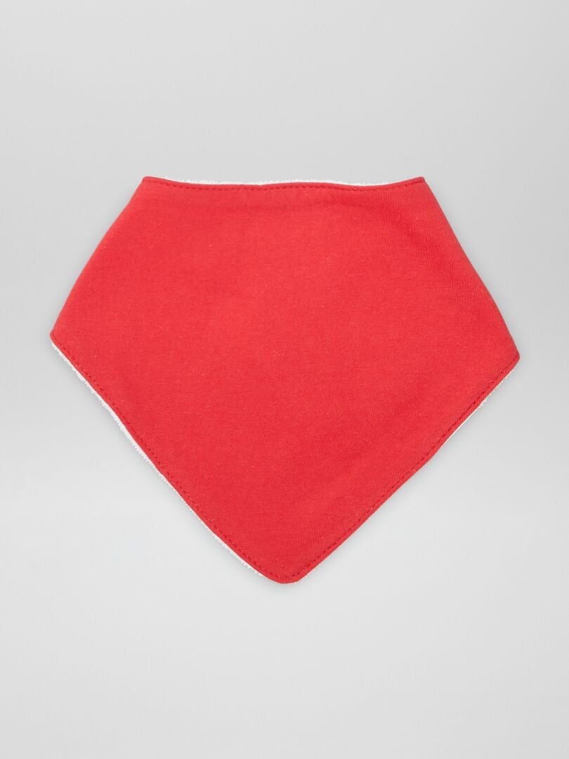 3 driehoekige slabbetjes - BLAUW
