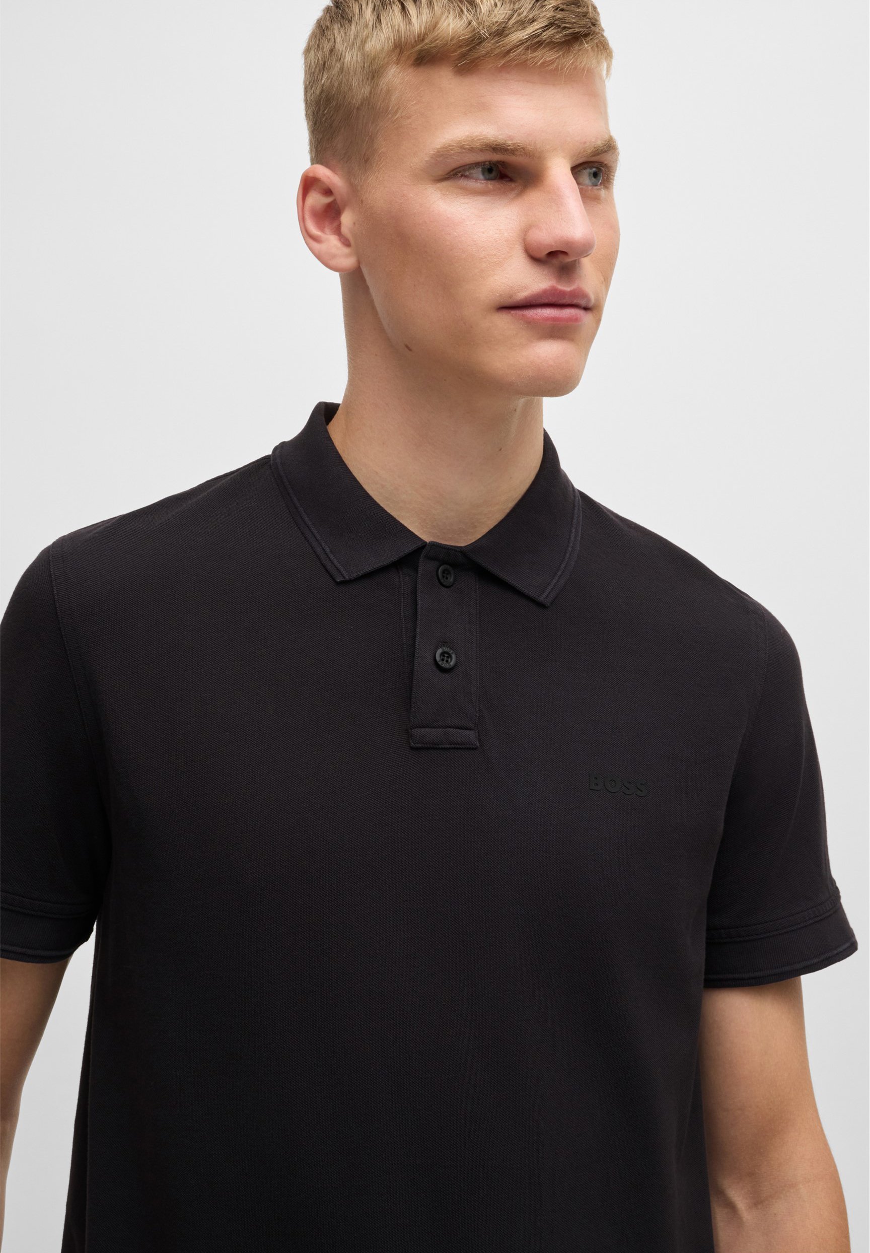 BOSS PRIME - Poloshirt - zwart