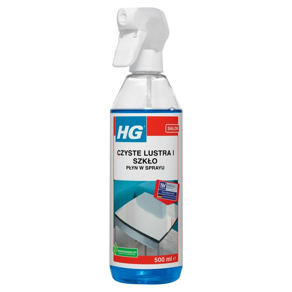 HG Czyste lustra i szkło - płyn w sprayu 500 ml