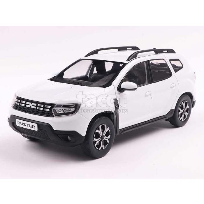 Verzamelbaar miniatuurautootje - SOLIDO - Dacia Duster 2024 - schaal 1/18 - Gemaakt van metaal - Wit