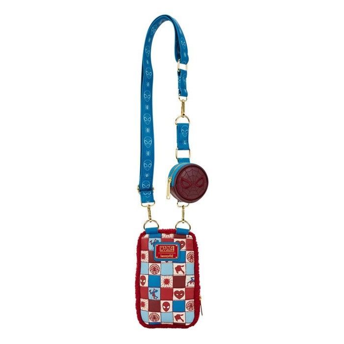 Loungefly - Marvel - Bolso bandolera para teléfono móvil con monedero de Spider-Man de Loungefly