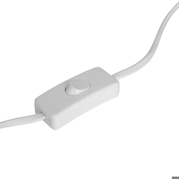 Lampe à poser Koby blanc H24cm - Atmosphera Créateur d'intérieur