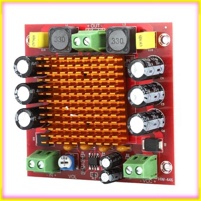 Placa amplificadora digital Keenso, placa amplificadora de potencia de audio con chip TPA3116DA, ligera, de alto rendimiento para vídeo.