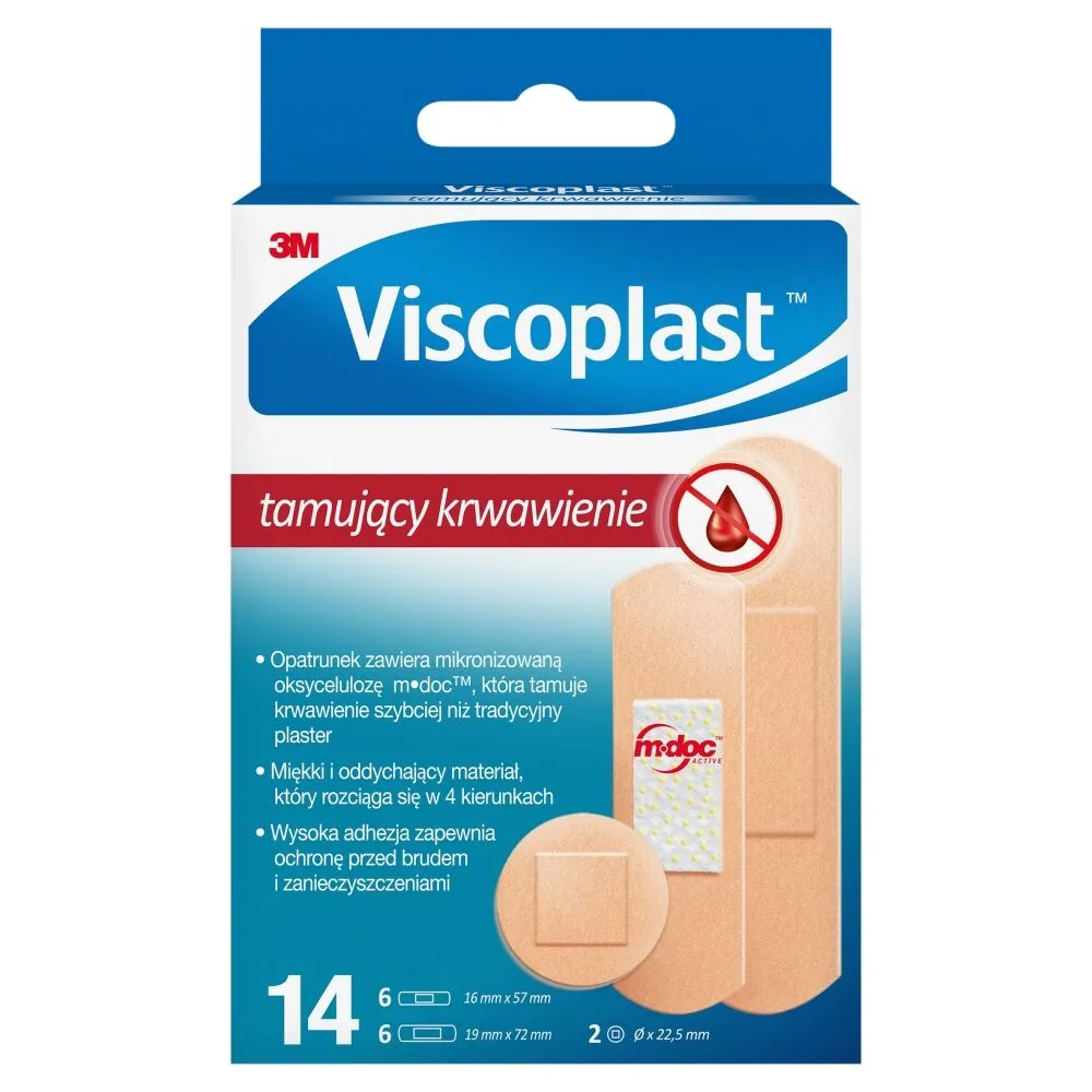 Viscoplast Tamujący Krwawienie, Plastry opatrunkowe