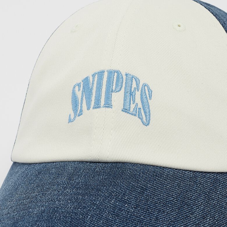 Czapka baseballowa z kontrastowym panelem z logo Serif