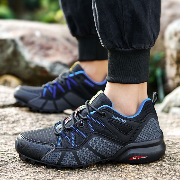 Botas de caminhada masculinas -HENRVIEG- Impermeáveis, respiráveis e confortáveis