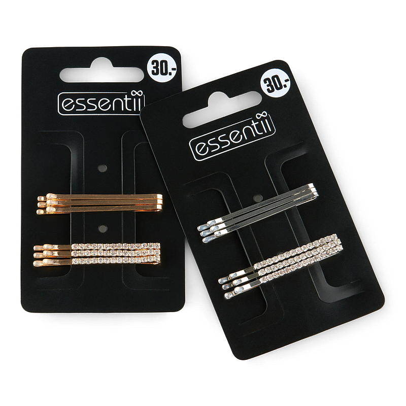 Essentii Haarspange mit und ohne Strasssteine