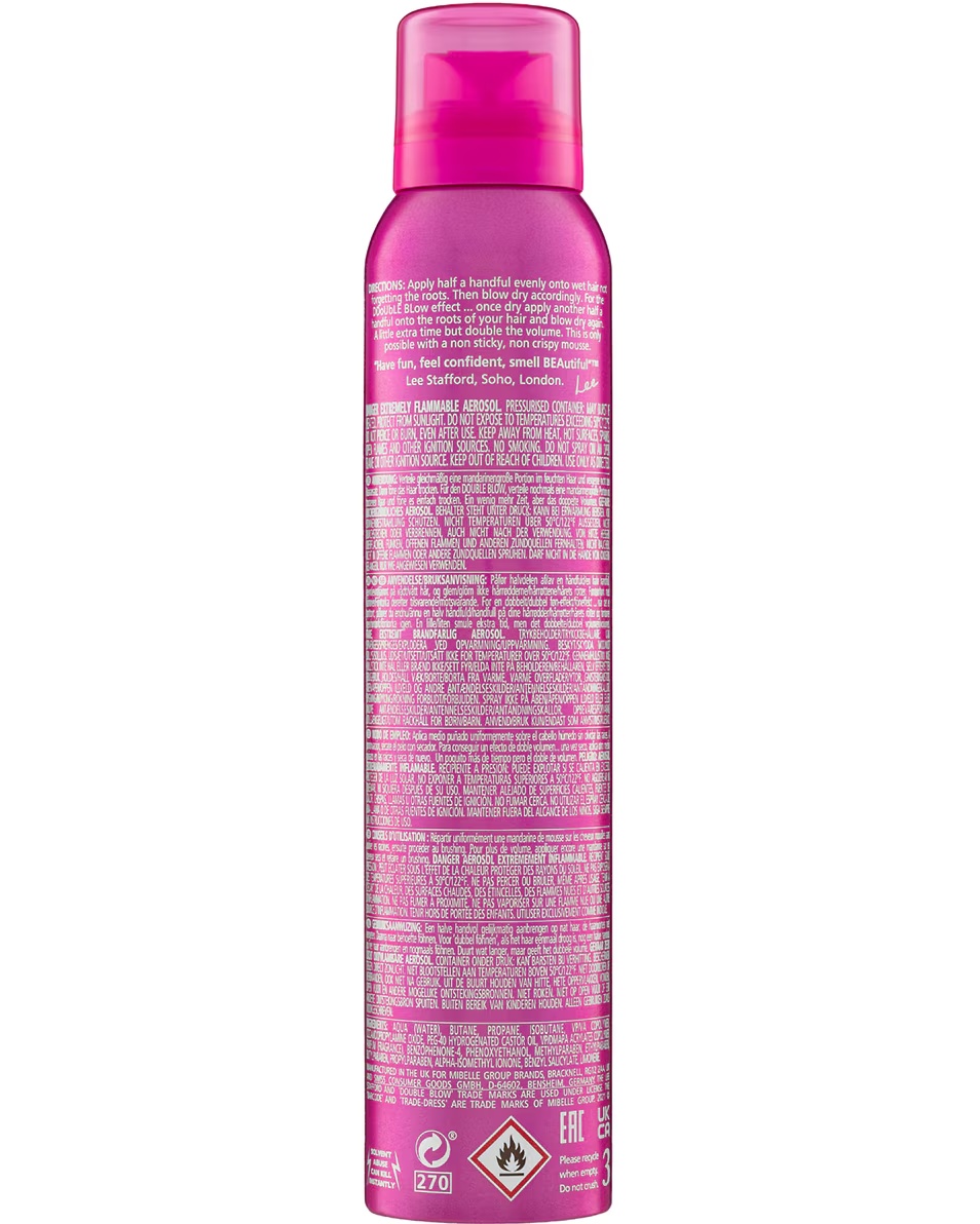 LEE STAFFORD STYLING DOUBLE BLOW MOUSSE